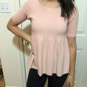 Light Pink Loft Blouse Size XSP